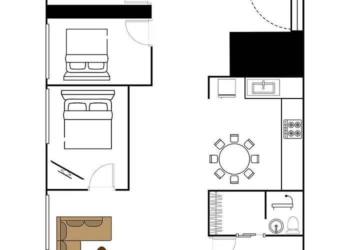Luxury Family Penthouse With 4 Bedrooms, 2 Bathrooms And Private Gym